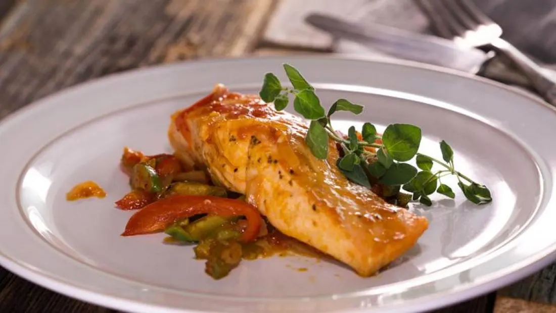 Oven Baked Salmon Veracruz Oven Baked Salmon Veracruz
