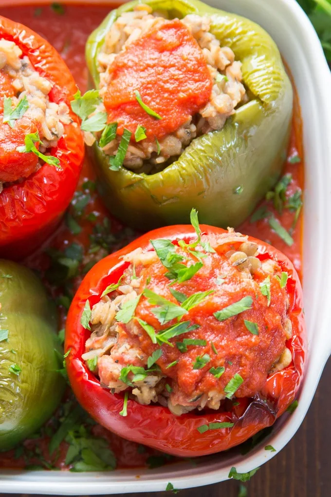 Vegan Stuffed Bell Peppers Vegan Stuffed Bell Peppers