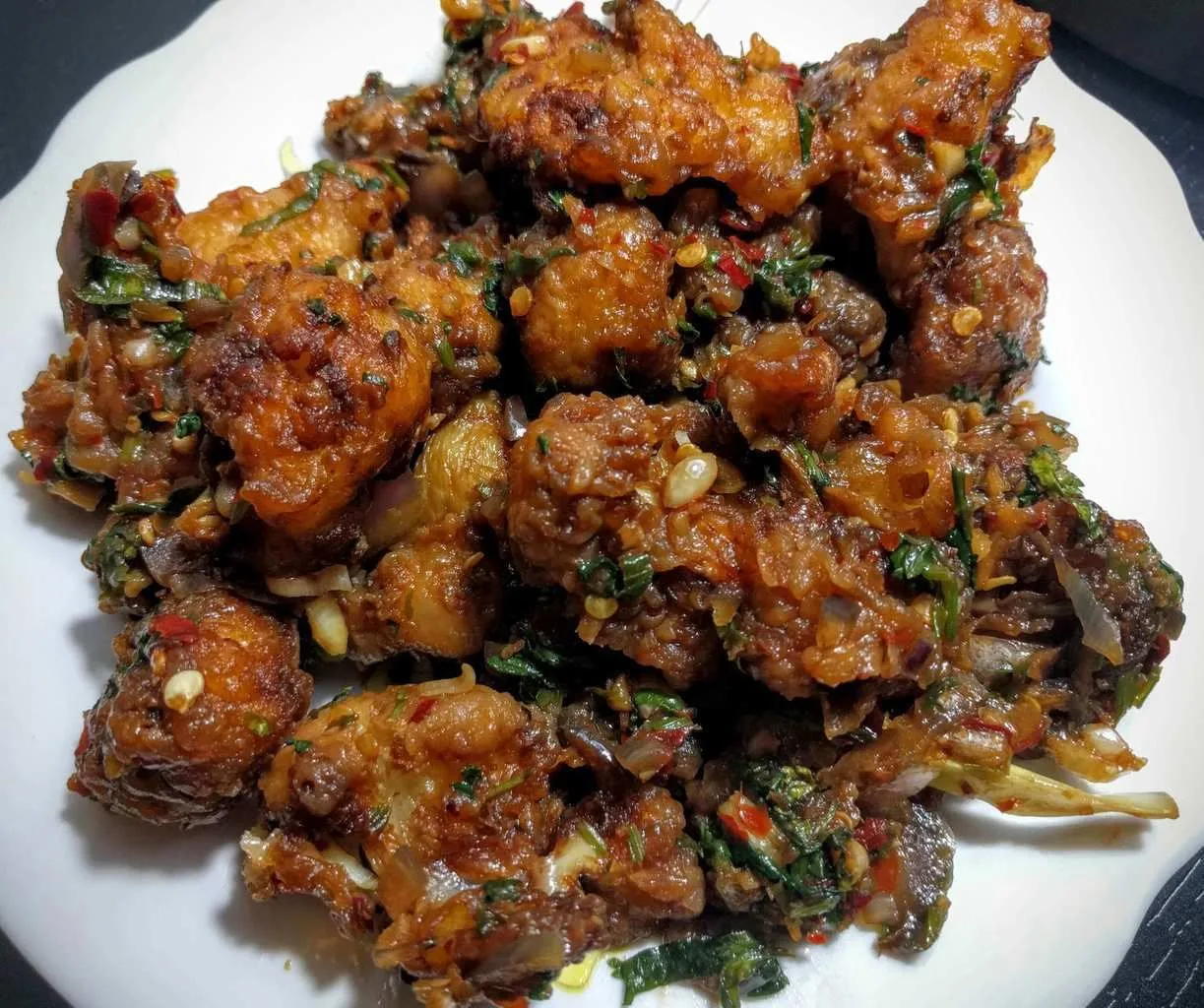 Cauliflower Manchurian Cauliflower Manchurian