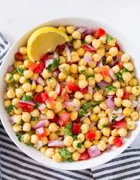 Vegan Chana Chaat Masala with Pulao Rice Vegan Chana Chaat Masala with Pulao Rice