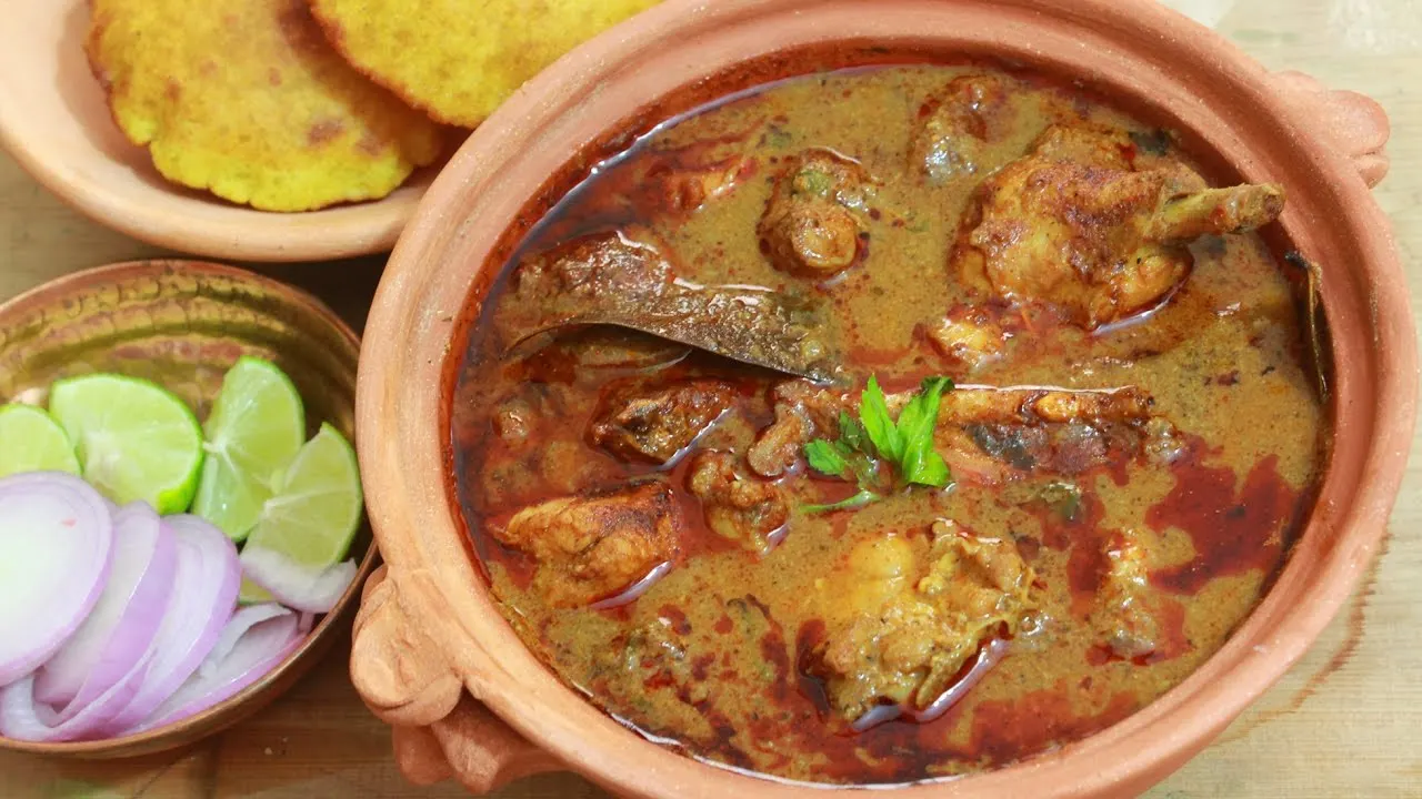 Konkani Coconut Chicken Curry with Pulao Rice Konkani Coconut Chicken Curry with Pulao Rice