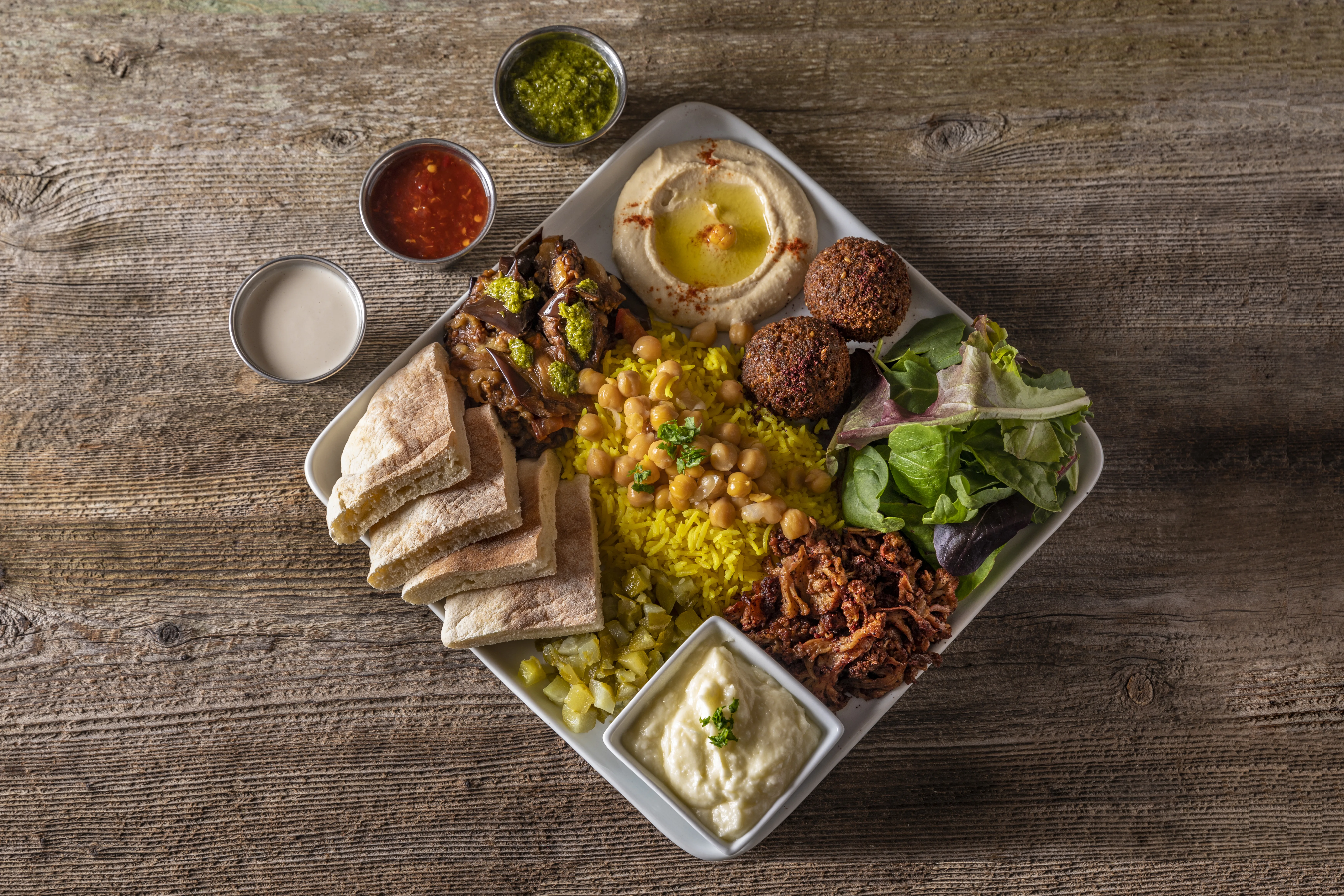 Vegan Falafel Protein Plate
