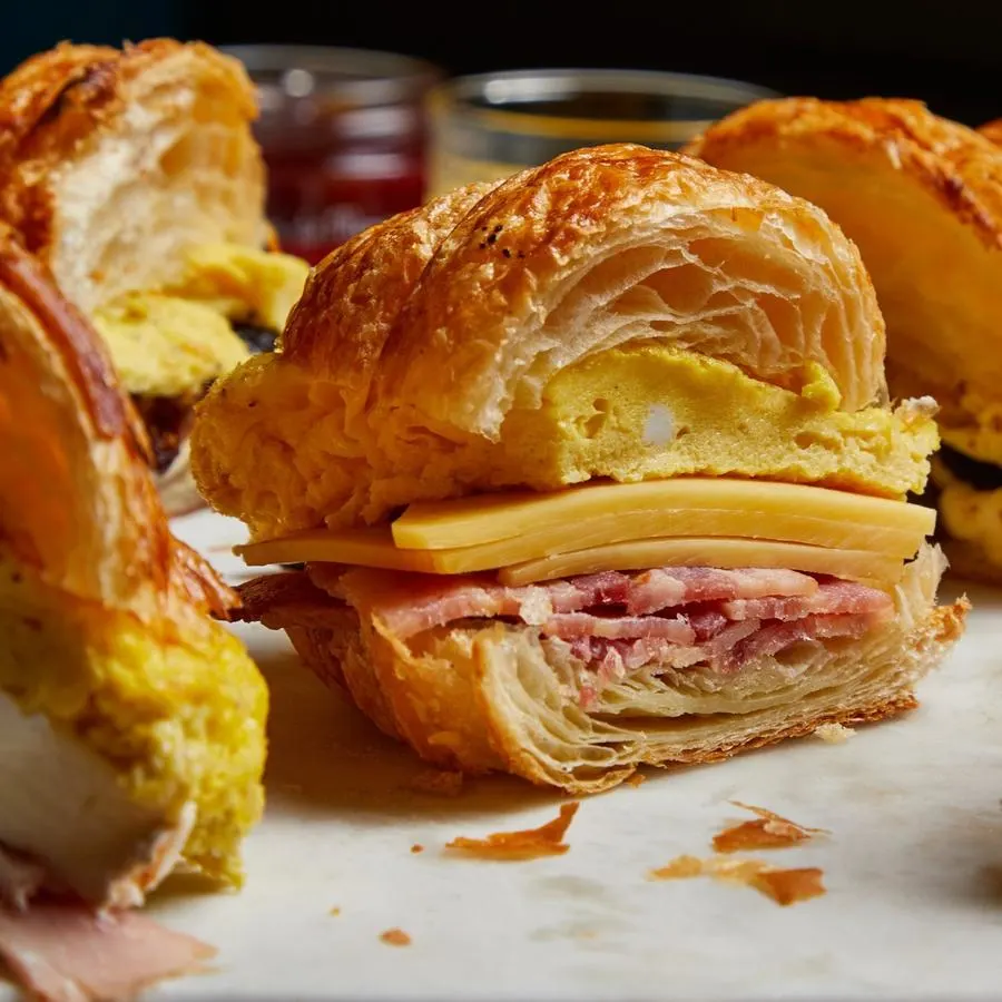 Individually Packaged: Emmental Croissant Breakfast Sandwich Individually Packaged: Emmental Croissant Breakfast Sandwich
