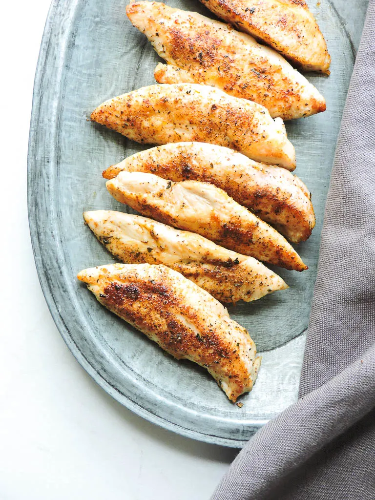 Allergen-Free Garlic Chicken with Jasmine Rice and Sauteed Green Beans