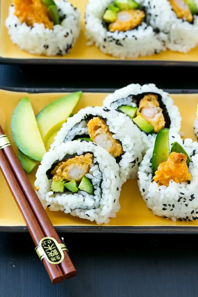 Combo #5 - Shrimp Tempura Roll, Asparagus Roll, and Seaweed Salad Combo #5 - Shrimp Tempura Roll, Asparagus Roll, and Seaweed Salad