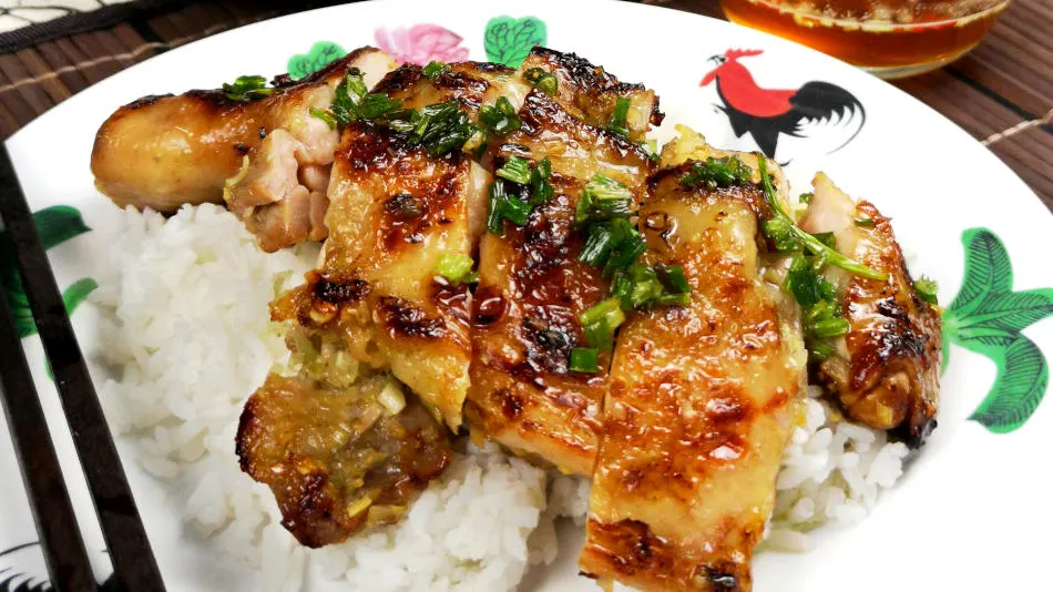 Lemongrass Chicken with Jasmine Rice and Green Beans Lemongrass Chicken with Jasmine Rice and Green Beans
