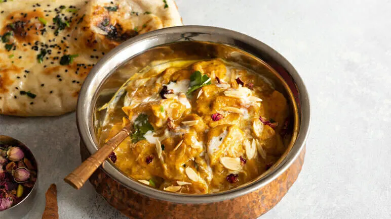 Vegetarian Tofu Vegetable Korma with Basmati Rice and Gobi Vegetarian Tofu Vegetable Korma with Basmati Rice and Gobi