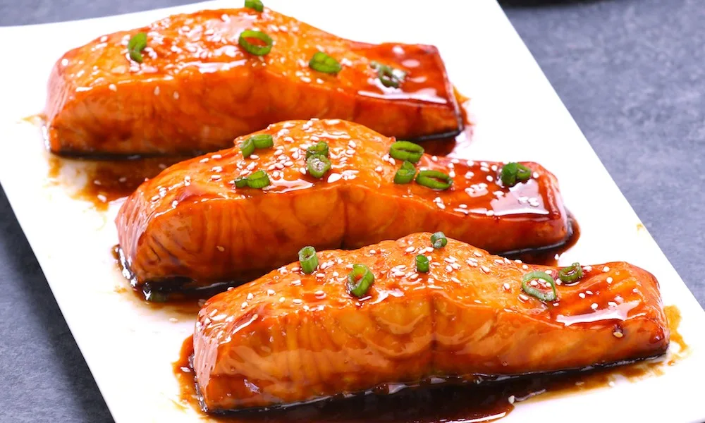 Salmon Teriyaki with Furi Furi Rice and Wok Ratatouille Salmon Teriyaki with Furi Furi Rice and Wok Ratatouille