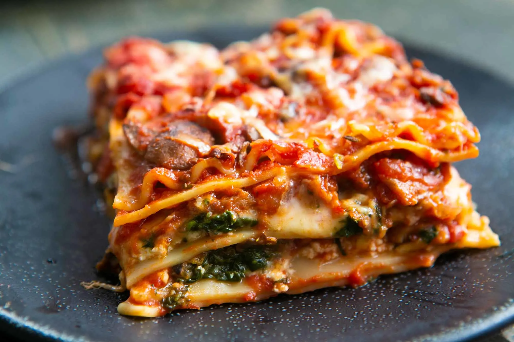 Vegan Lasagna with Garden Salad Vegan Lasagna with Garden Salad