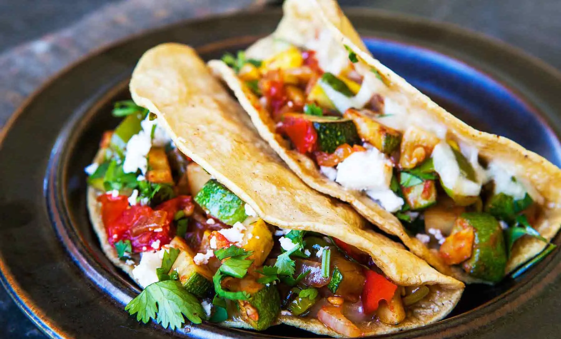 Roasted Veggie Tacos with White Rice and Black Beans Roasted Veggie Tacos with White Rice and Black Beans