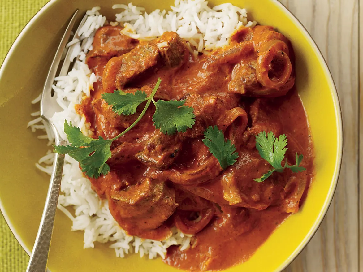 Lamb Rogan Josh and Basmati Rice Lamb Rogan Josh and Basmati Rice
