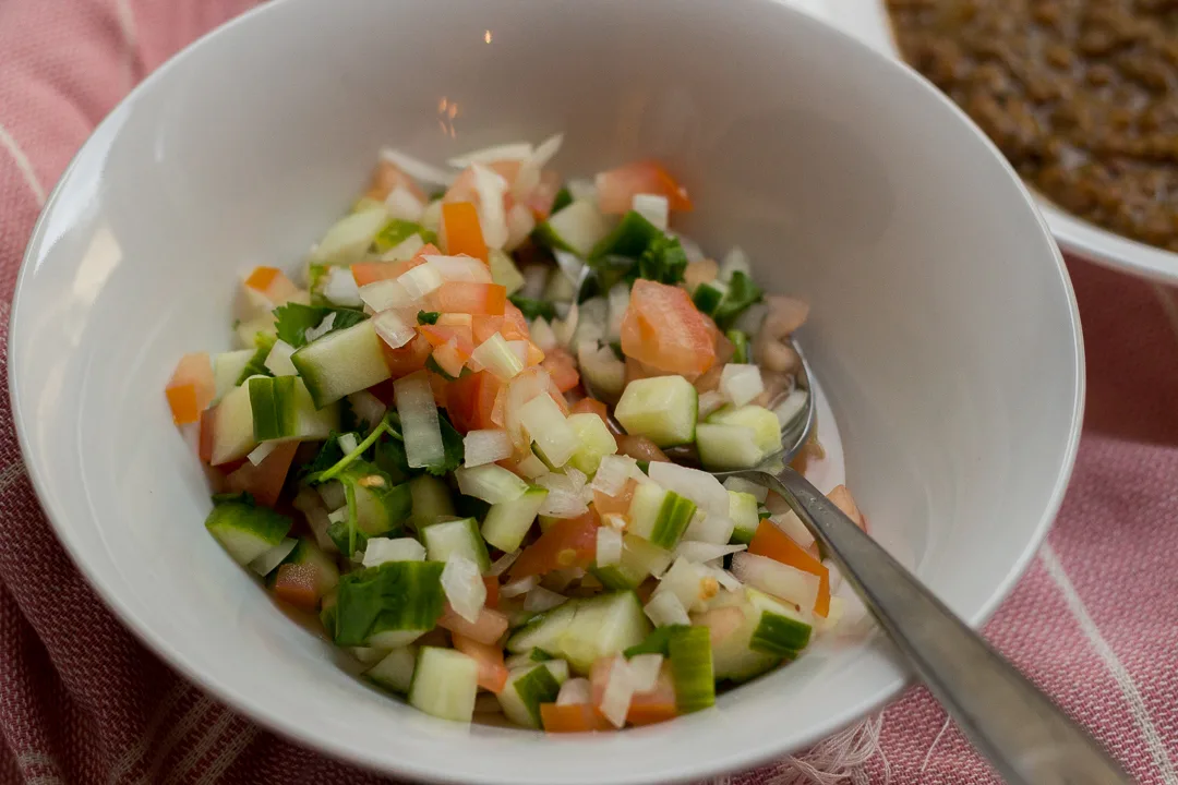 Individual Box: Side Kuchumber Salad Individual Box: Side Kuchumber Salad