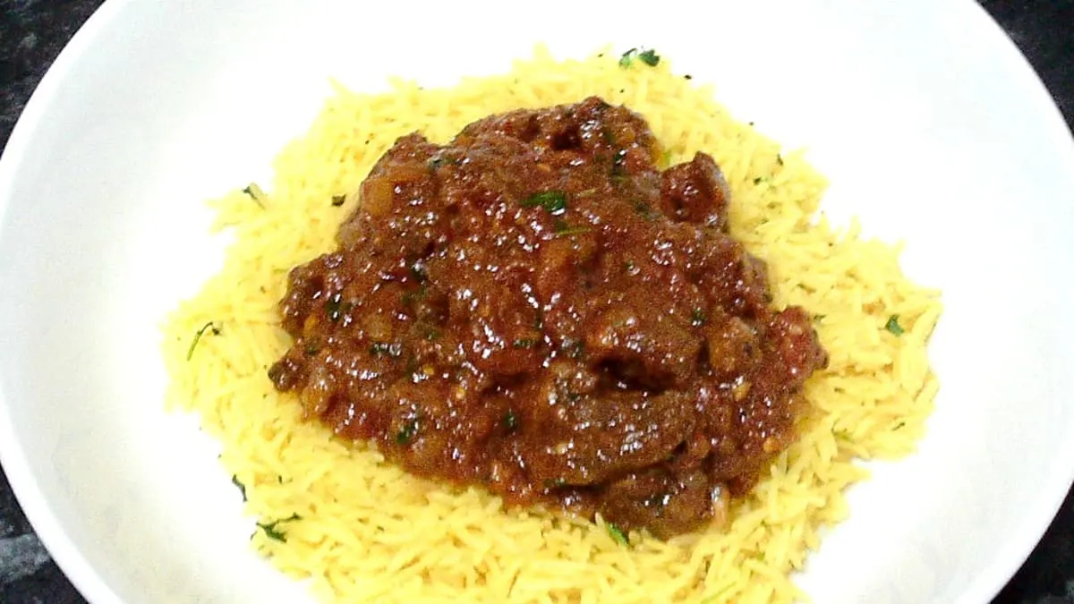 Goat Bhuna & Dal Makhani with Aloo Gobi and Basmati Rice Goat Bhuna & Dal Makhani with Aloo Gobi and Basmati Rice