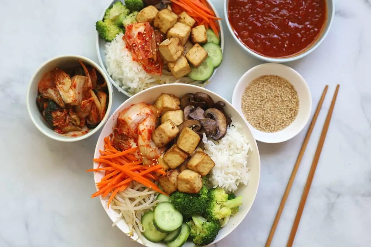 Korean Spiced Tofu Rice Bowl Korean Spiced Tofu Rice Bowl