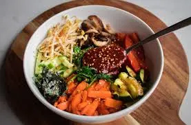 Vegan Korean Rice Bowl Vegan Korean Rice Bowl