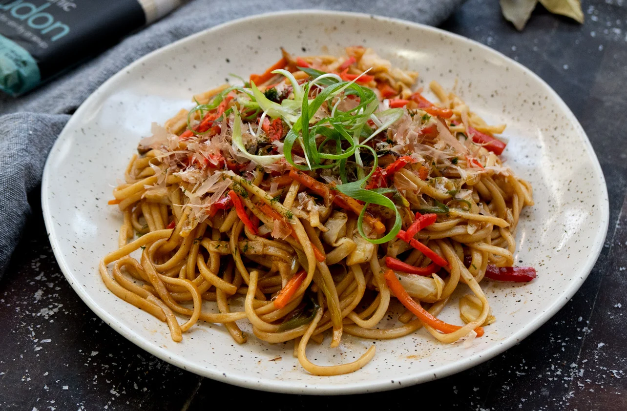 Yaki Udon with Vegetables Yaki Udon with Vegetables