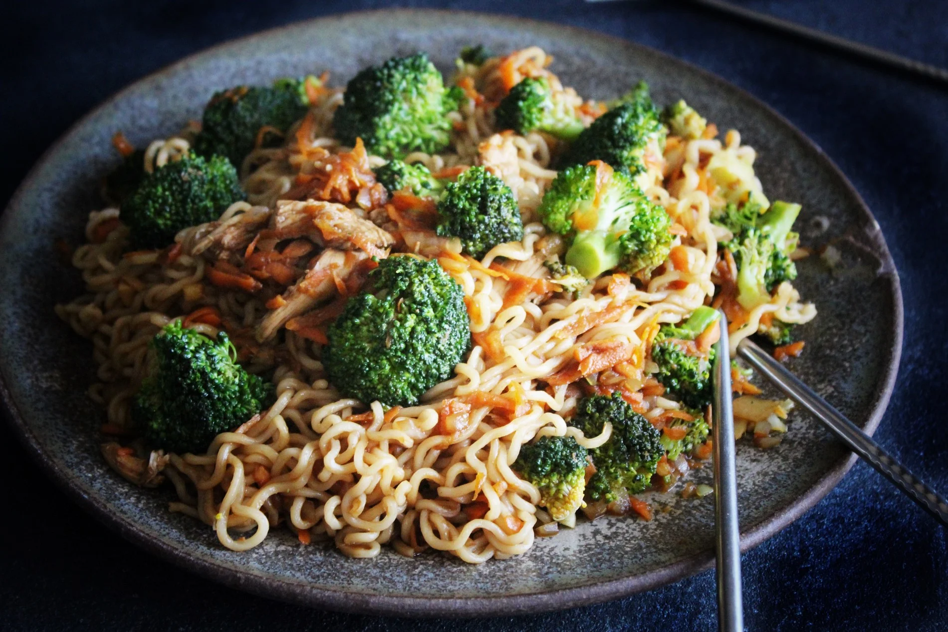 Yaki Soba with Chicken Yaki Soba with Chicken