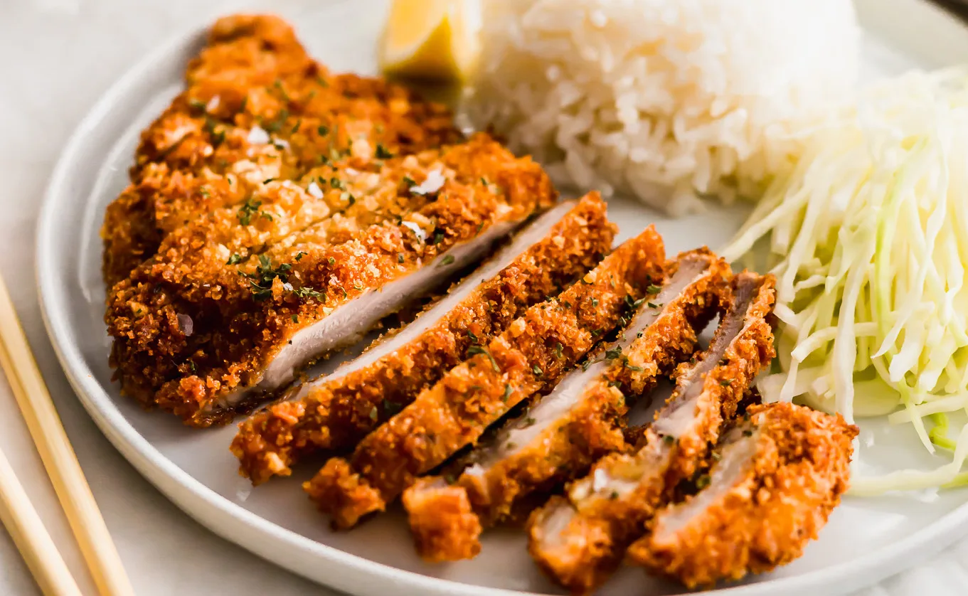 Tonkatsu with White Rice Tonkatsu with White Rice