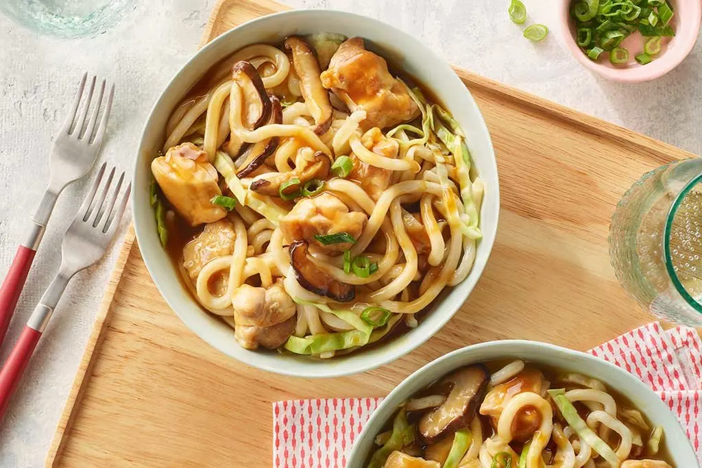 Yaki Udon with Chicken Yaki Udon with Chicken