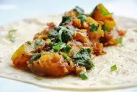 Peas and Potato Kati Roll Peas and Potato Kati Roll