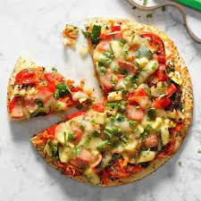1 Slice Veronica Vegan Pizza with a Side Garden Salad 1 Slice Veronica Vegan Pizza with a Side Garden Salad