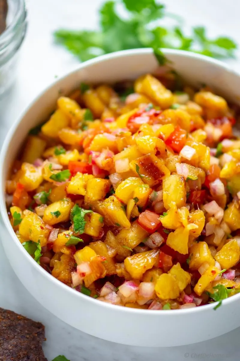 Roasted Caribbean Salsa Roasted Caribbean Salsa