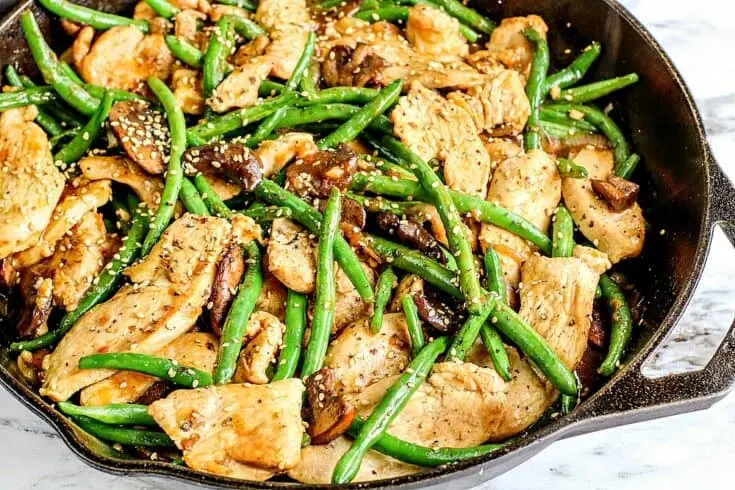 Gluten-Free Chicken & String Beans with White Rice
