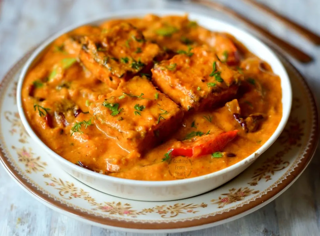 Paneer Tikka Masala with Pulao Rice Paneer Tikka Masala with Pulao Rice