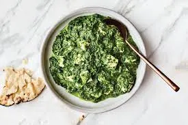 Saag Paneer with Pulao Rice Saag Paneer with Pulao Rice