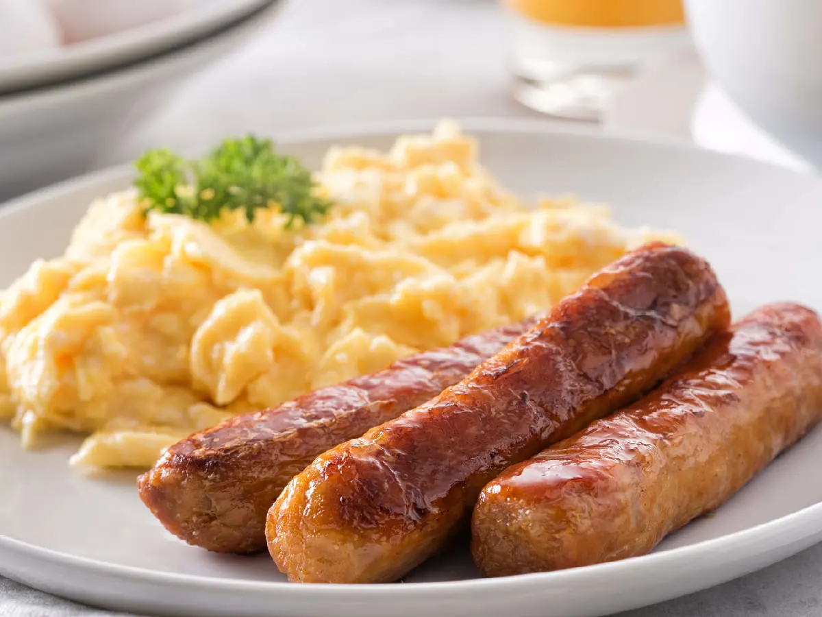 SSB Scramble with Pork Sausage SSB Scramble with Pork Sausage