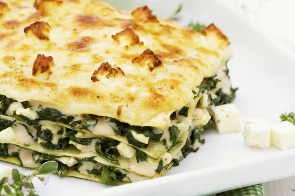 Spinach Feta Lasagna