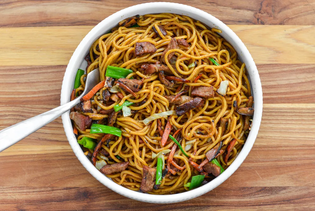 Roast Pork Lo Mein