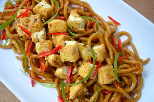Vegetarian Tofu & Vegetable Sauteed Udon Noodles