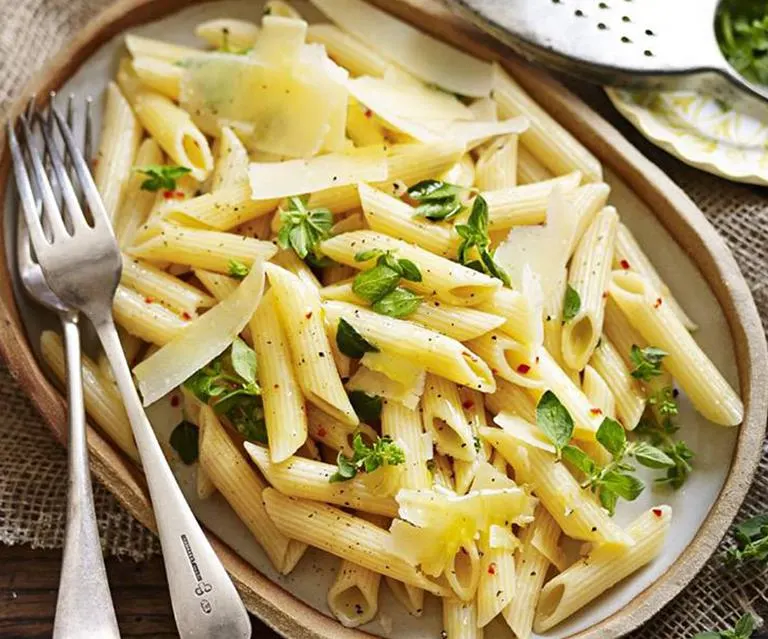 Dairy Free Penne with Garlic & Oil Dairy Free Penne with Garlic & Oil