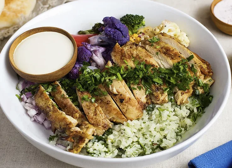 Allergen-Free Keto Greek Chicken Bowl Allergen-Free Keto Greek Chicken Bowl