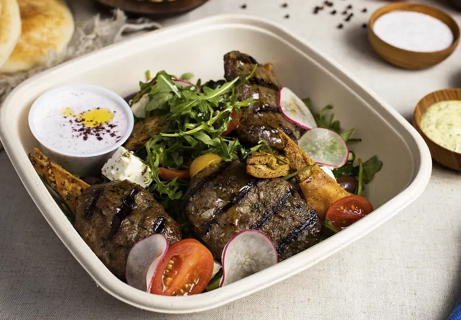 Beef Kebob Salad Beef Kebob Salad