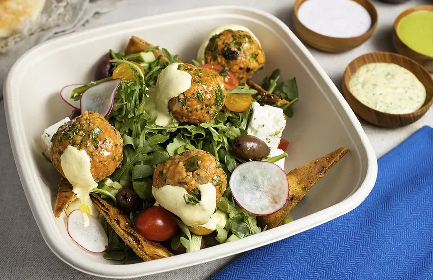 Red Lentil Balls Salad Red Lentil Balls Salad