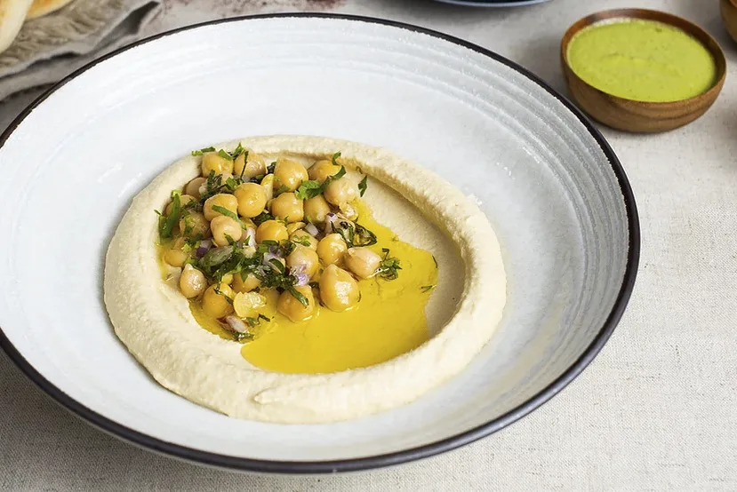 Hummus with Chickpeas & Fresh Herb Mix Hummus with Chickpeas & Fresh Herb Mix