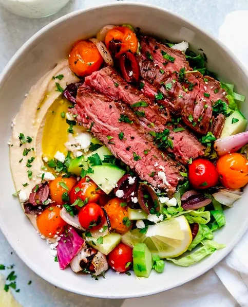 Mediterranean Grilled Marinated Skirt Steak Lunch Box Mediterranean Grilled Marinated Skirt Steak Lunch Box