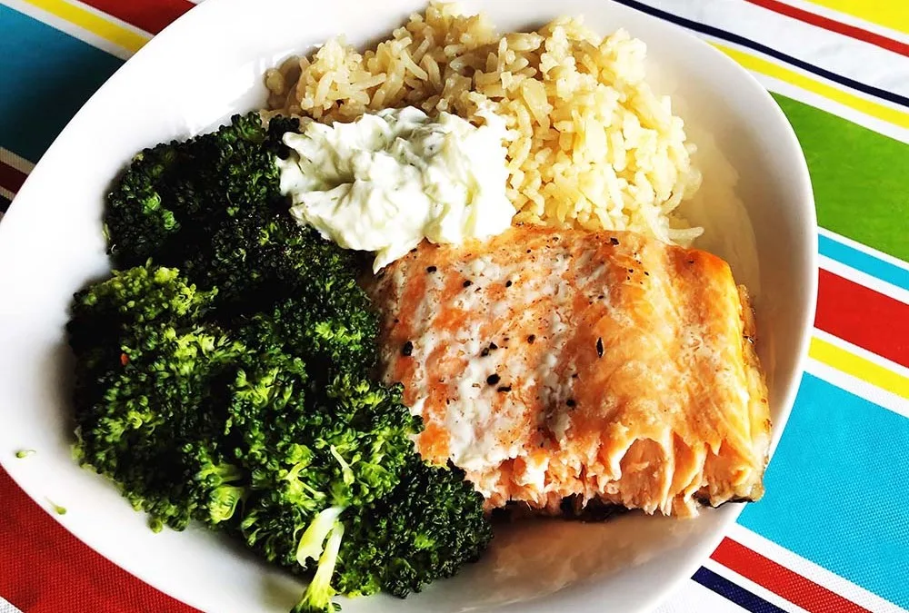Mediterranean Salmon Lunch Box Mediterranean Salmon Lunch Box