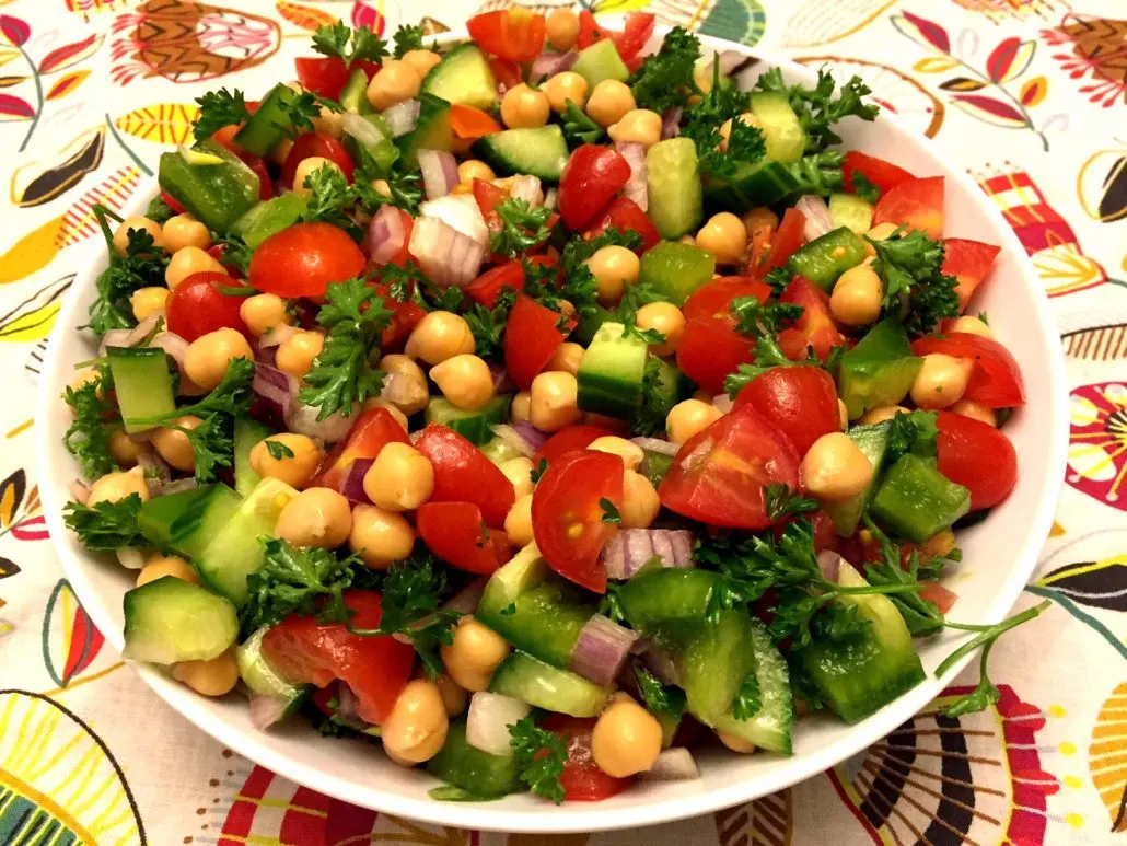Garbanzo Salad Boxed Meal Garbanzo Salad Boxed Meal