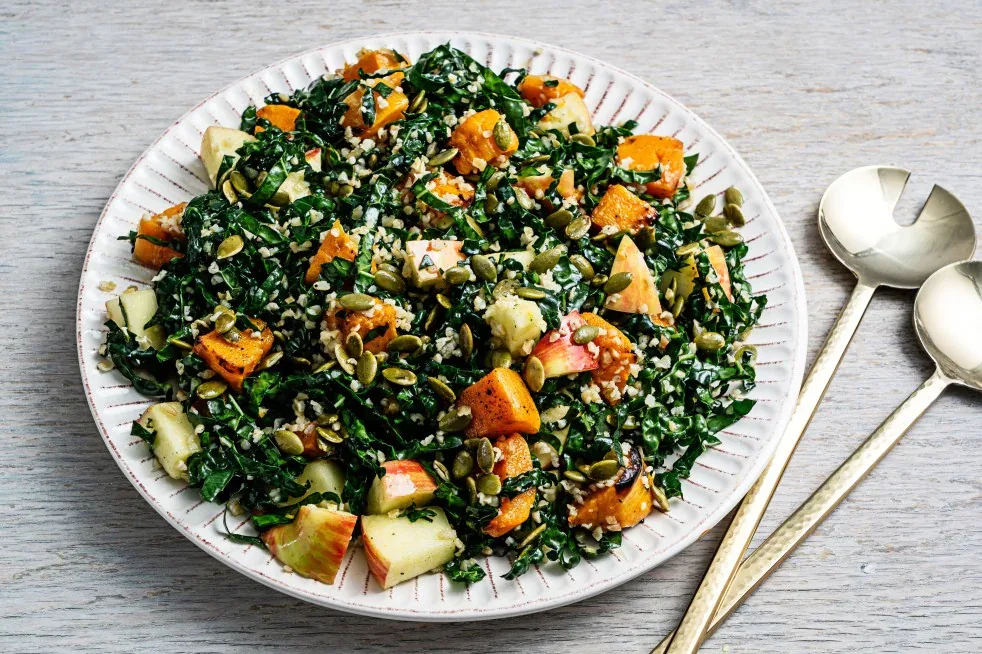 Harvest Kale and Squash Salad Harvest Kale and Squash Salad