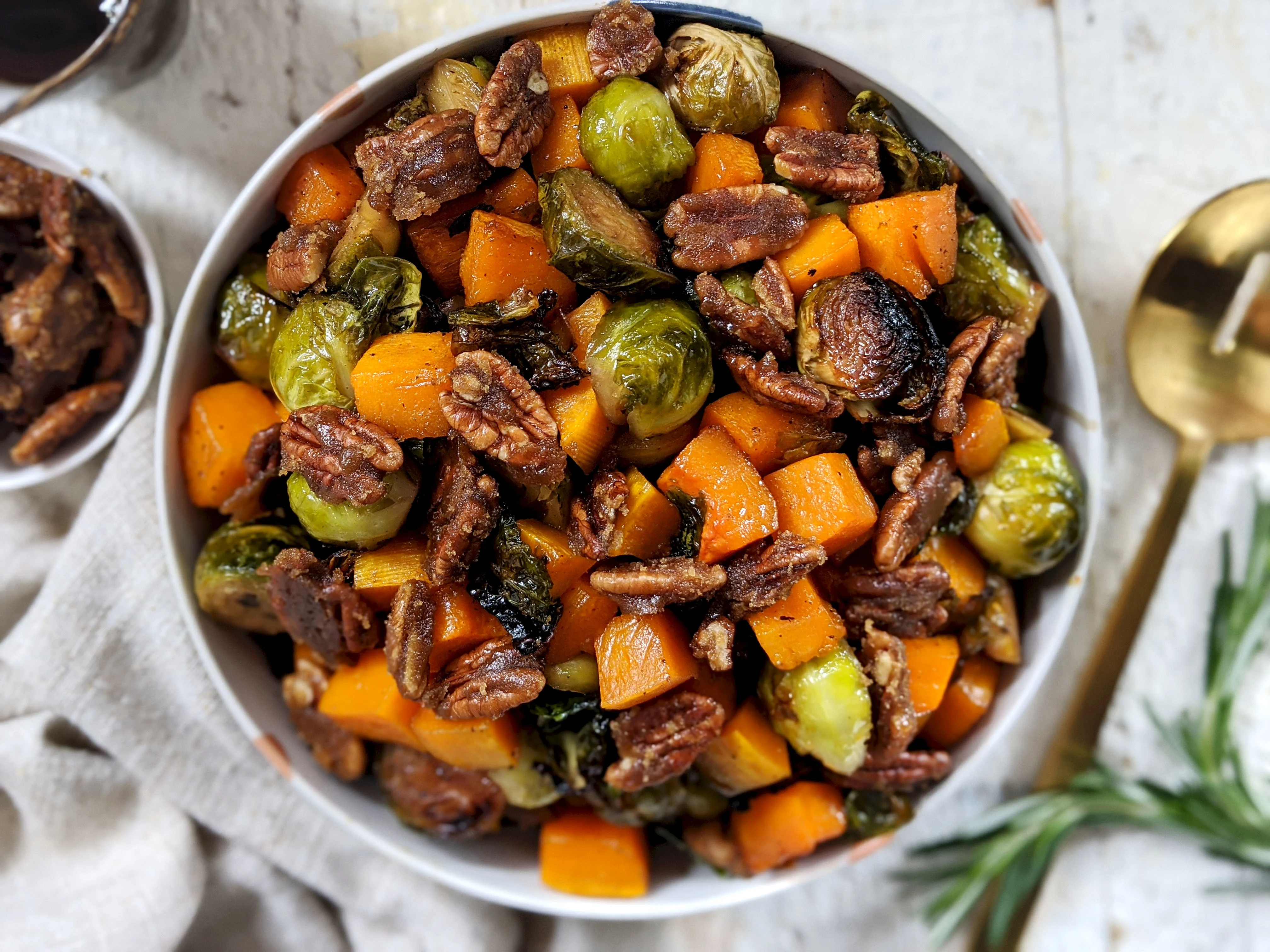 Roasted Brussel Sprouts with Squash Roasted Brussel Sprouts with Squash