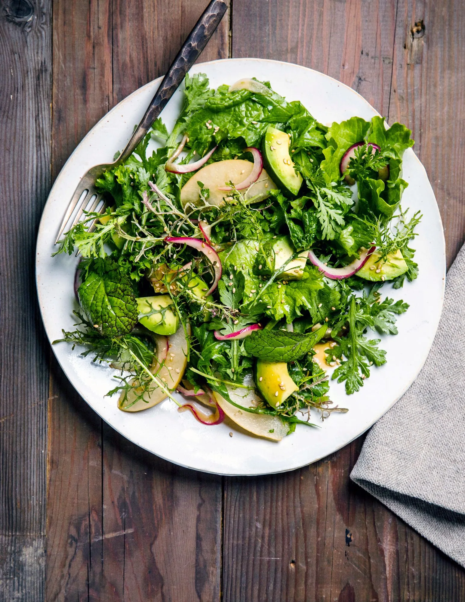 Dairy Free Asian Pear Salad Dairy Free Asian Pear Salad