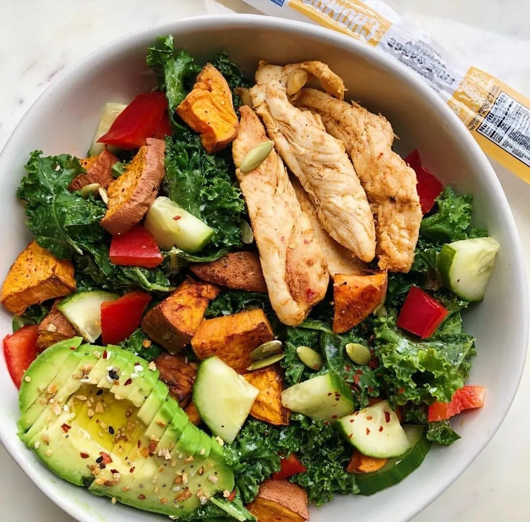 Heartbrand Salad with Rosemary and Garlic Marinated Grilled Chicken Breast Heartbrand Salad with Rosemary and Garlic Marinated Grilled Chicken Breast