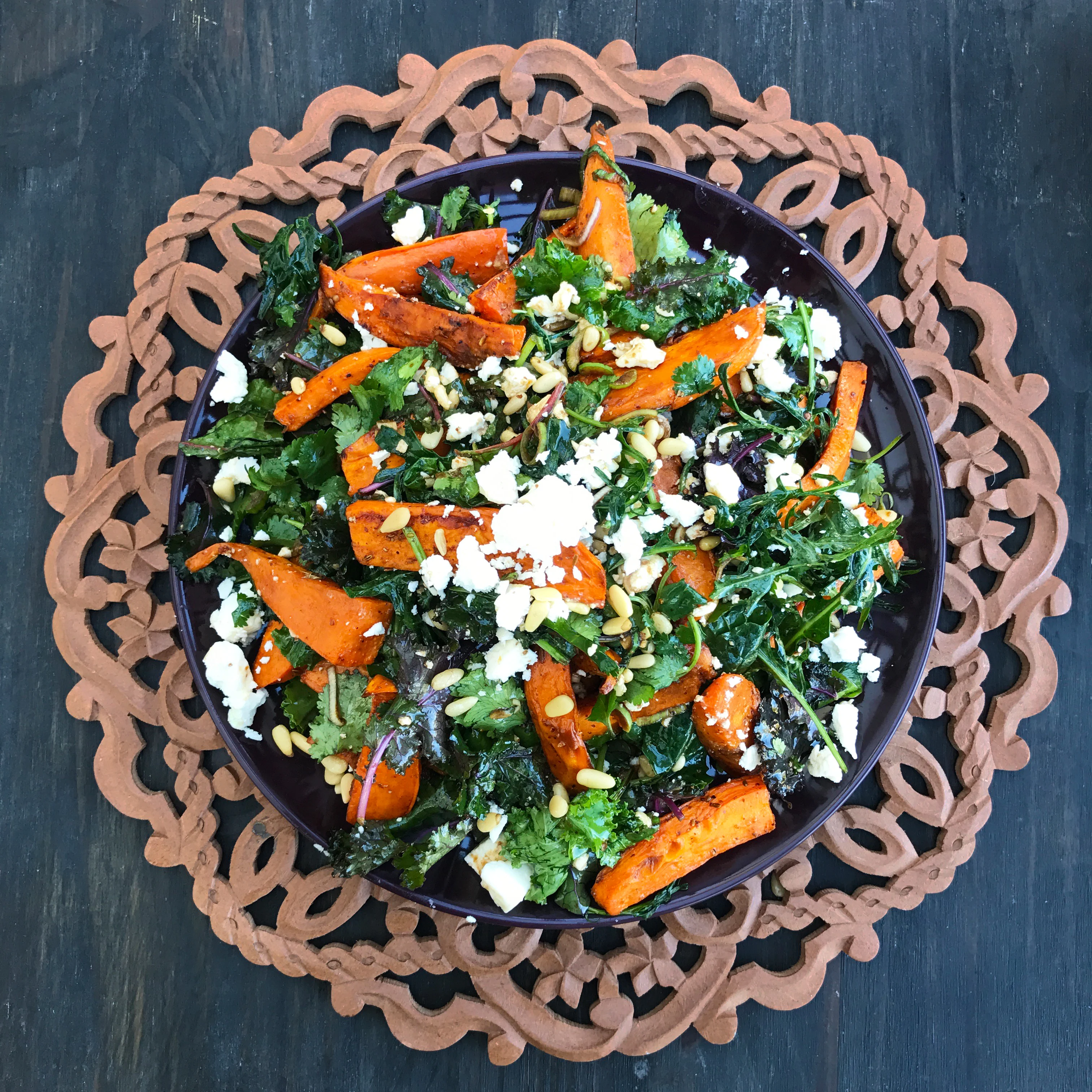 Ginger Salad with BBQ Braised Vegan Jackfruit Ginger Salad with BBQ Braised Vegan Jackfruit