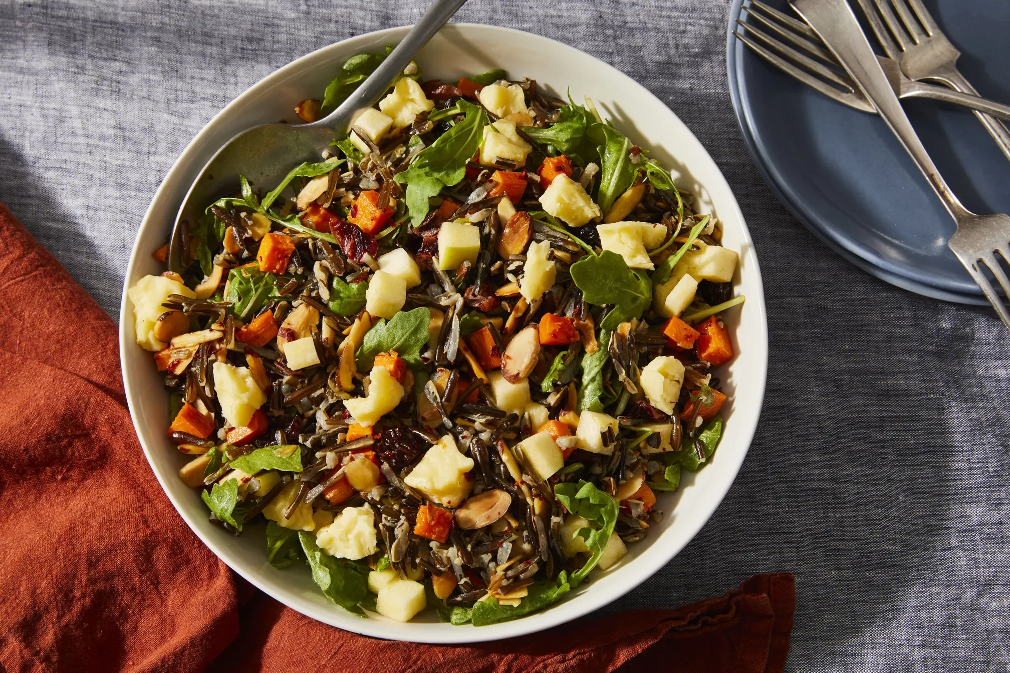 DAIRY FREE Rosemary Salad with BBQ Braised Vegan Jackfruit DAIRY FREE Rosemary Salad with BBQ Braised Vegan Jackfruit