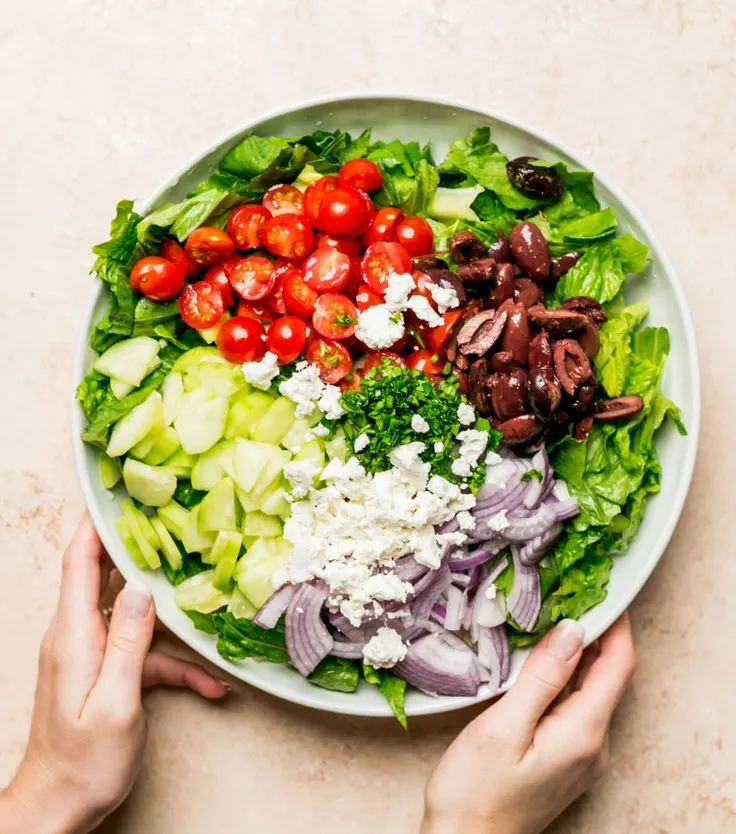 Allergen Free Gluten Free Romaine Vegan Salad (No Cheese)