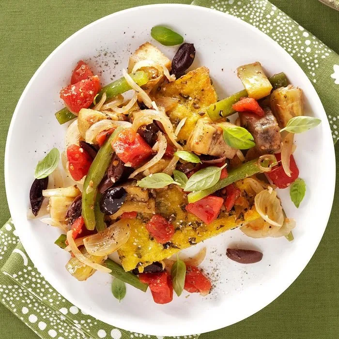 Allergen-Free Vegan Corn Polenta with Rice & Beans and Grilled Veggies Allergen-Free Vegan Corn Polenta with Rice & Beans and Grilled Veggies
