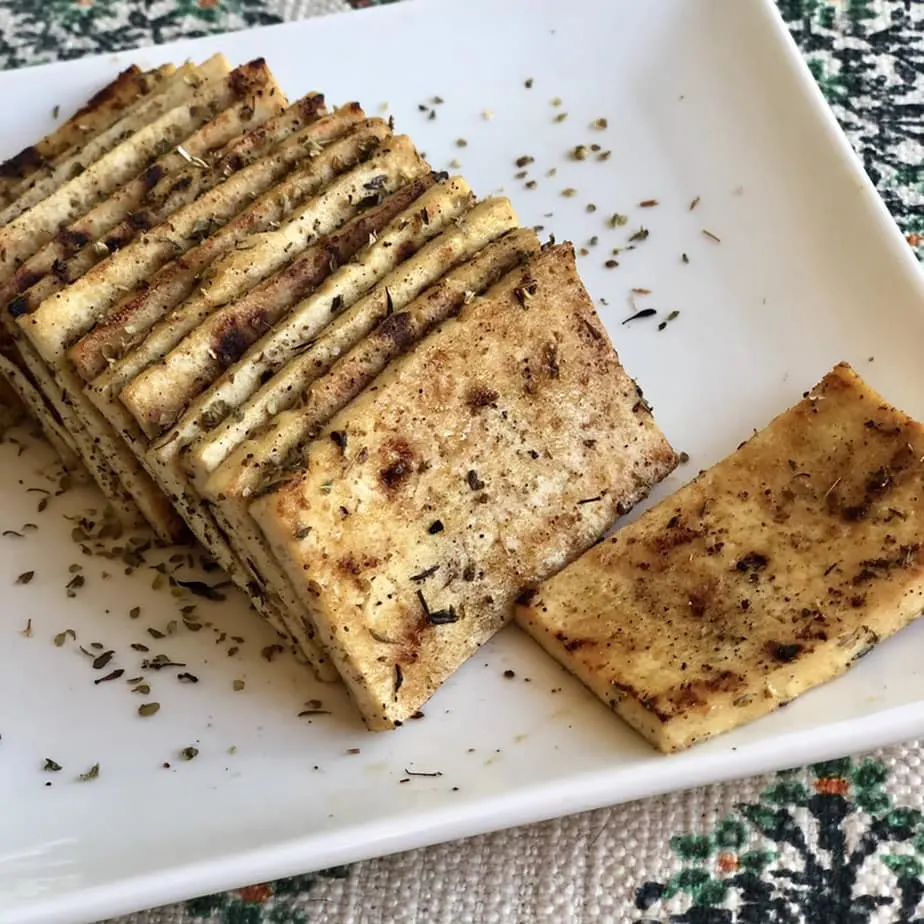 Olive Oil & Herb Grilled Organic Tofu Olive Oil & Herb Grilled Organic Tofu